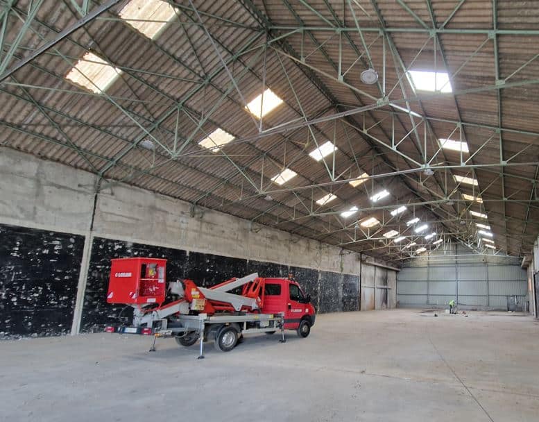 relevé d'une structure en charpente métallique